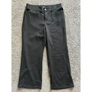 Riders by Lee Black Womens Ponte Knit Pant Black Size W36ZK08 Solid